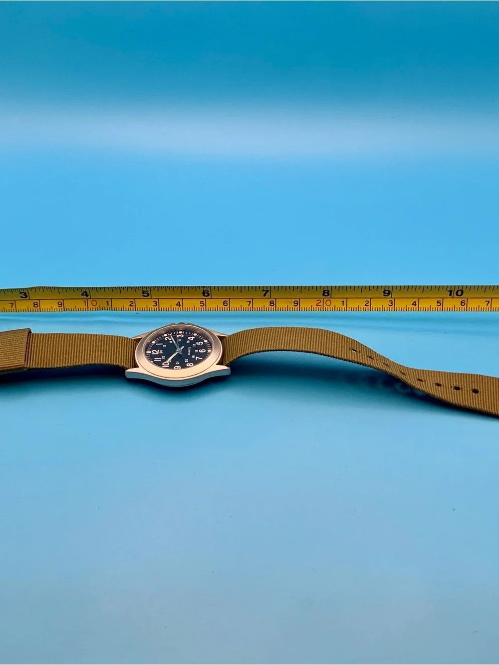 Men’s Military Field Quartz Wristwatch Nylon Strap Working New Battery